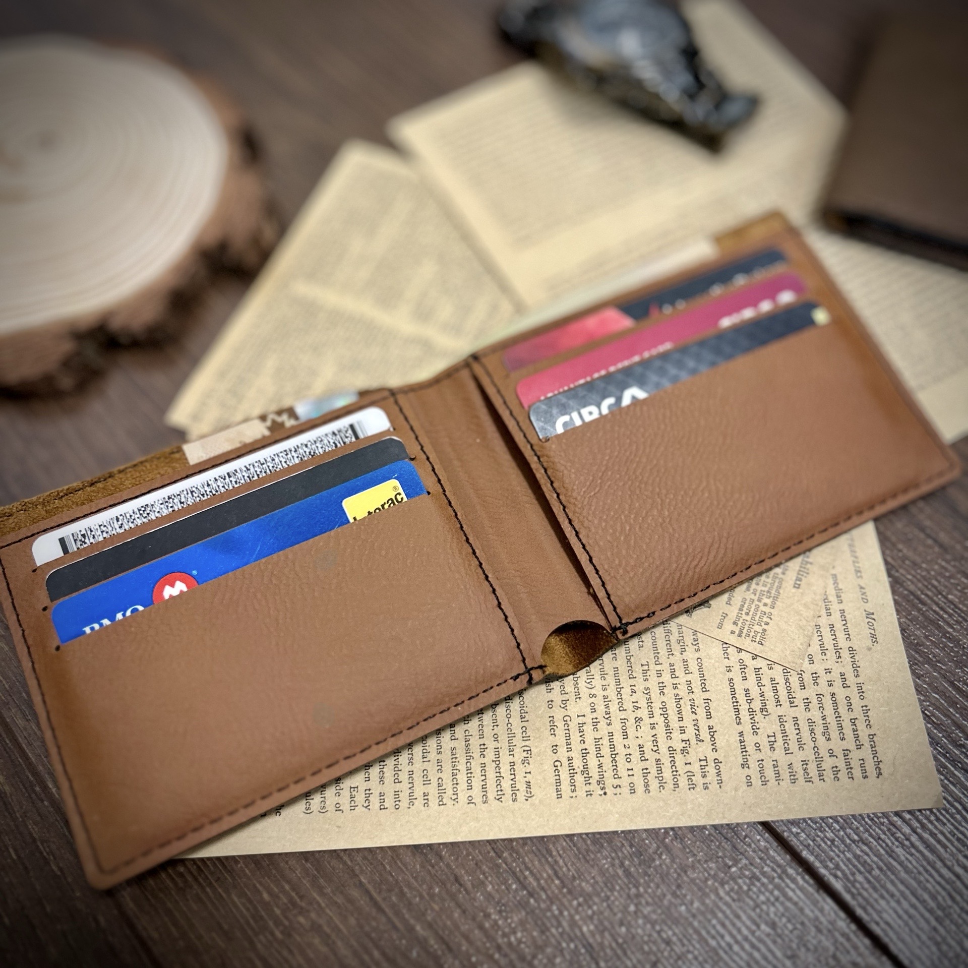 Personalized Leatherette Bifold Wallet
