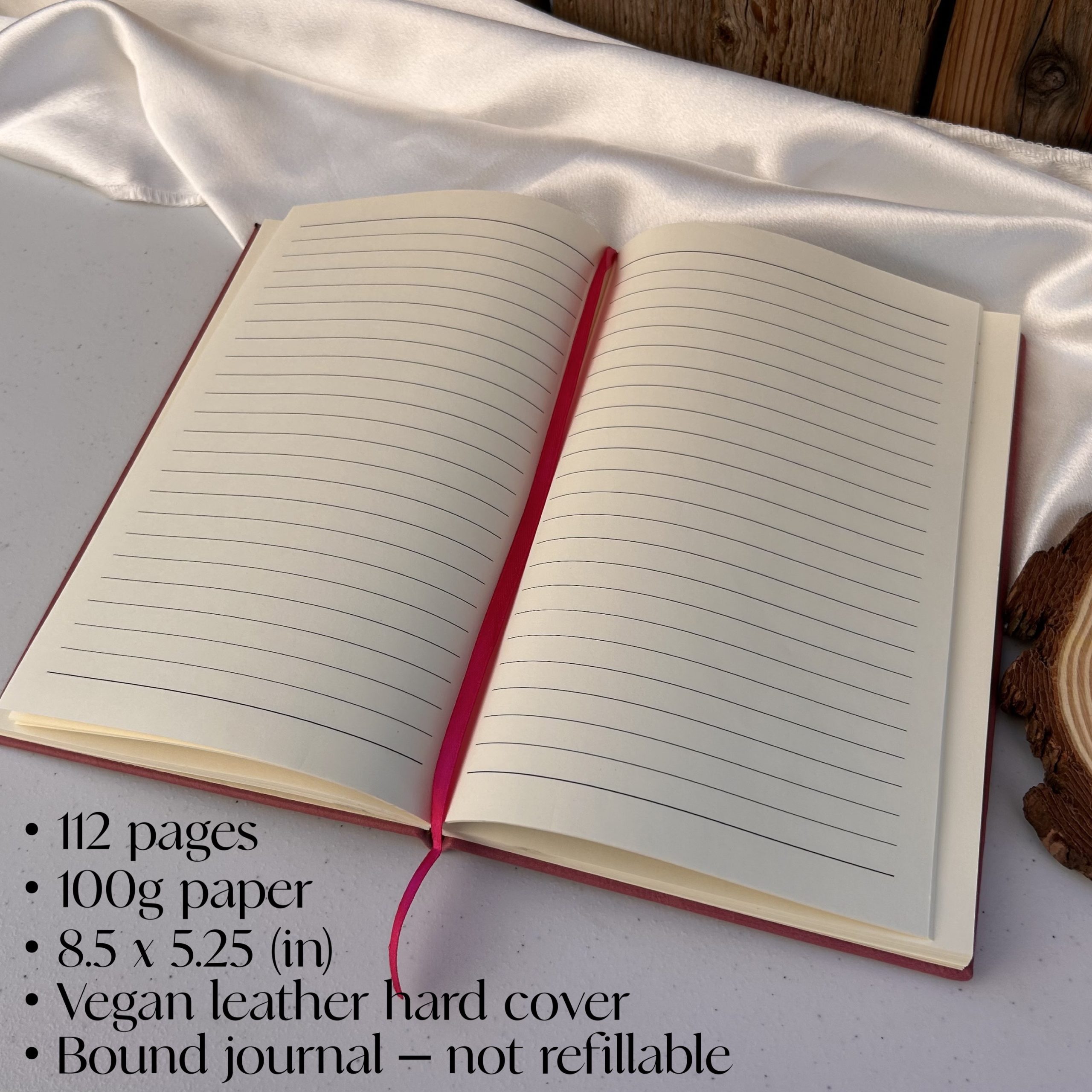 Personalized Leatherette Hardcover Journal