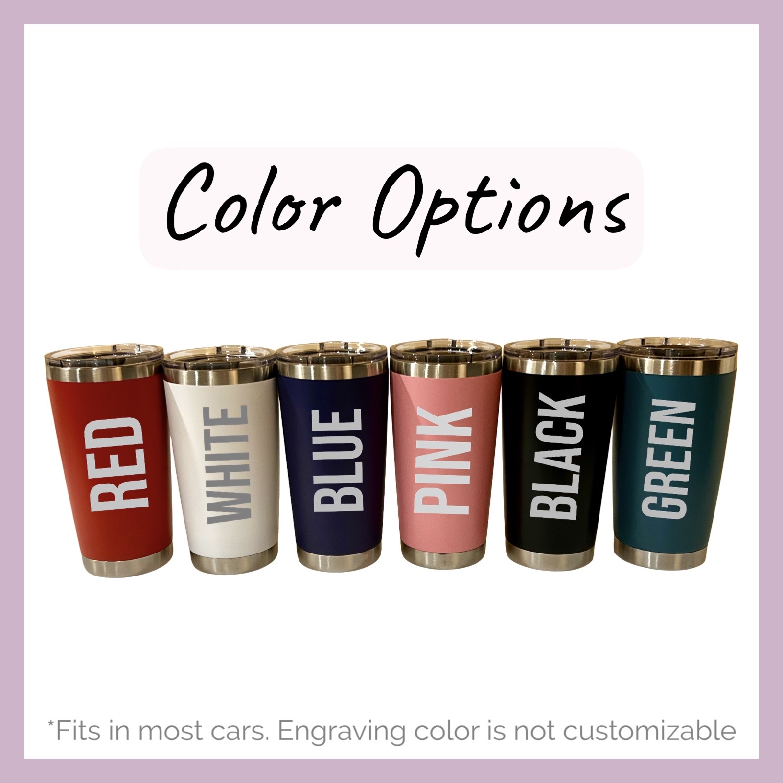 Personalized Stainless Steel 20oz Tumbler